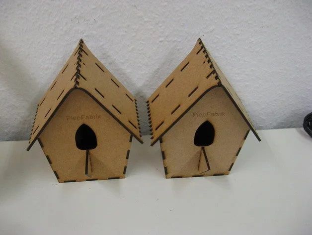 Wood Bird House - Laser Cut Files (CDR, DXF, SVG) | Digital Download V1