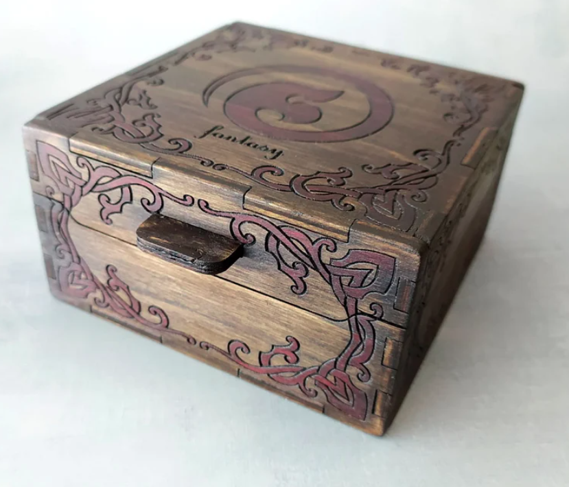 Box 3mm, 1/8inch, 4mm, 4.5mm, 5mm. Laser cut files SVG, PDF, CDR Digital product