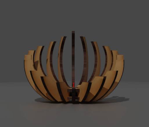 Wooden Candle Holder - Laser Cut Tealight Holder Files
