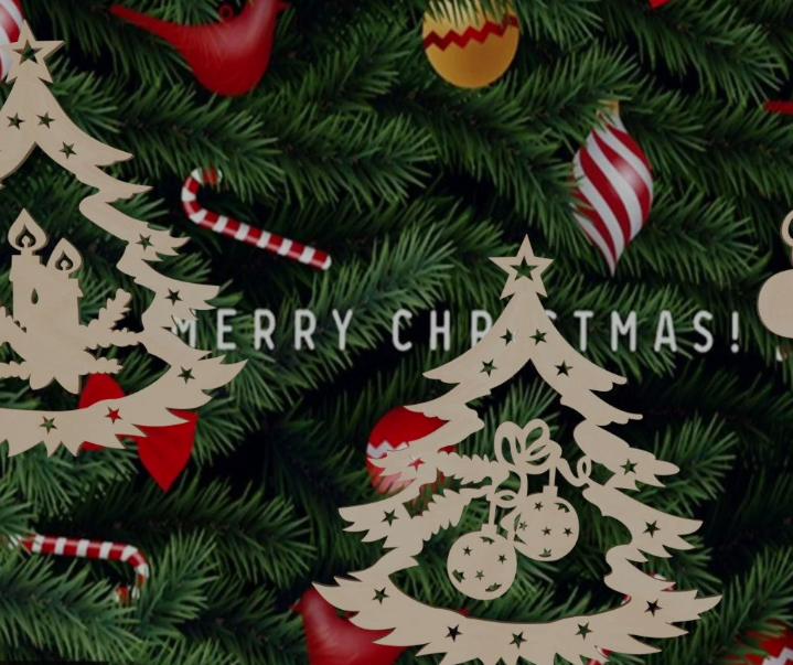 Christmas Vector Files Bundle - CDR DXF SVG for Laser Cut, CNC, Plasma, Cricut & Silhouette