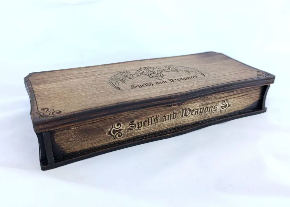 Dice box 3mm, 1/8inch, 3.6mm, 3.8mm, 4mm, 4.5mm, 5mm. Laser cut files SVG, PDF, CDR Digital product