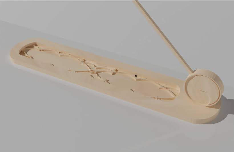 Incense Boat - 4mm Wood Laser Cut Files | SVG, PDF, CDR | Unique Aromatherapy Holder