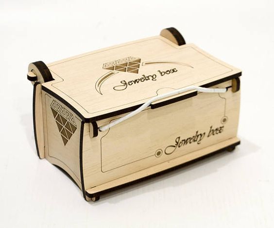 Elegant Jewellery Box with Hinged Lid – Perfect for Storage & Display