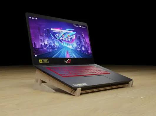 Laptop Stand - 4mm Laser Cut Files | SVG, DXF, CDR Instant Download for CNC & Laser Machines