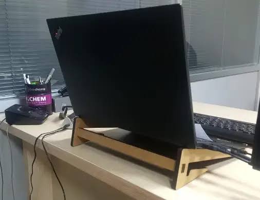 Laptop Stand - 4mm Laser Cut Files | SVG, DXF, CDR Instant Download for CNC & Laser Machines