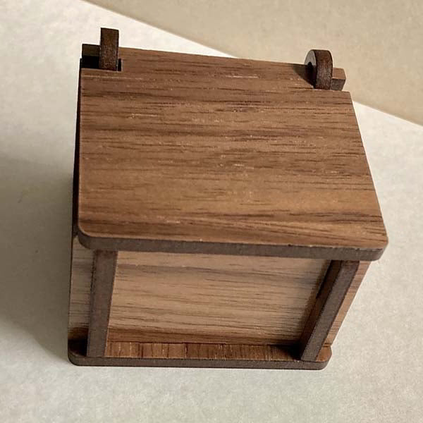 Laser Cut Wooden Jewelry Box – DIY Ring Box CDR & DXF File for CNC & Laser Cutting