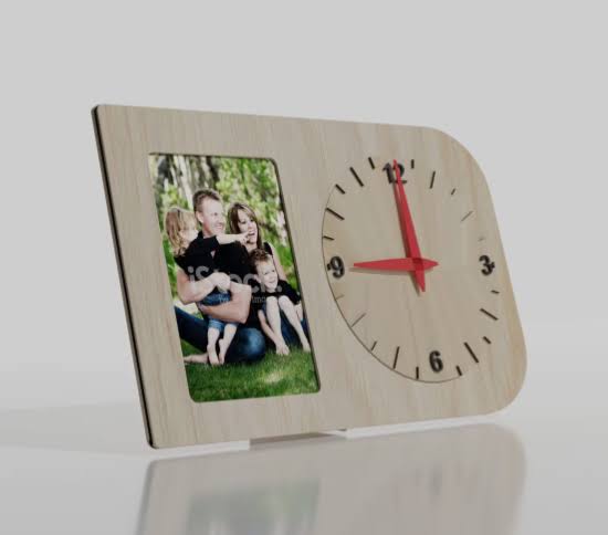 Slot-In Picture Frame - Laser Cut SVG Files for Glowforge & Wood Laser Cutting