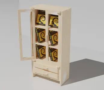 Miniature Bookshelf for Book Lovers - Laser Cut Files in SVG, PDF, and CDR (3mm & 4mm)