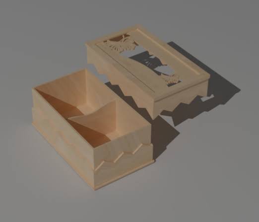 Nesting Wooden Box Laser Cut Files | SVG, PDF, CDR | 4mm | Instant Download
