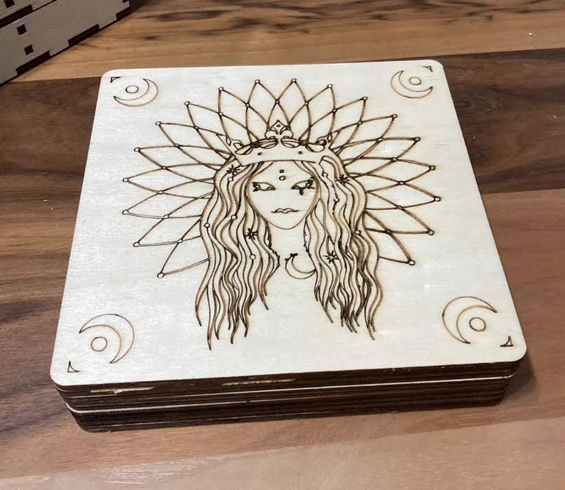Personalized Dice Box - Custom Laser Cut Files | SVG, PDF, CDR | Instant Download