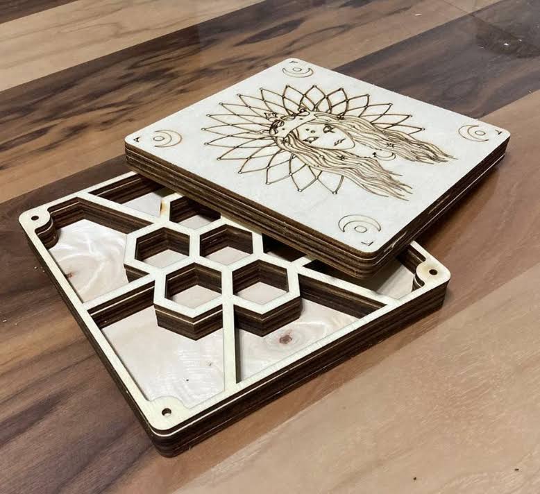 Personalized Dice Box - Custom Laser Cut Files | SVG, PDF, CDR | Instant Download