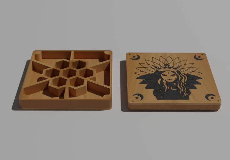 Personalized Dice Box - Custom Laser Cut Files | SVG, PDF, CDR | Instant Download