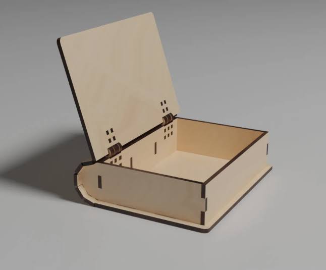 Wooden Book Box - Laser Cut Files for Creative Projects