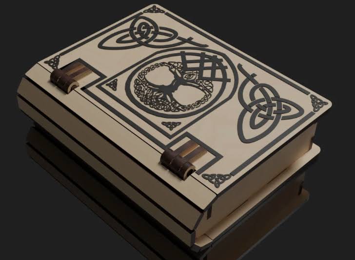 Wooden Book Box - Laser Cut Files for Creative Projects