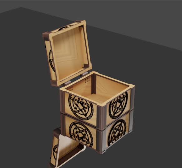 Wooden Jewelry Box - Laser Cut Files for Easy Crafting