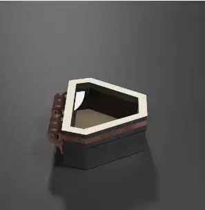 Wood Ring Box for Wedding Ceremony - 4mm Laser Cut Files (SVG, PDF, CDR) | Customizable Digital Product