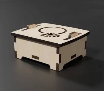 Wood Ring Box for Weddings - 4mm Laser Cut Files | SVG, PDF, CDR Download